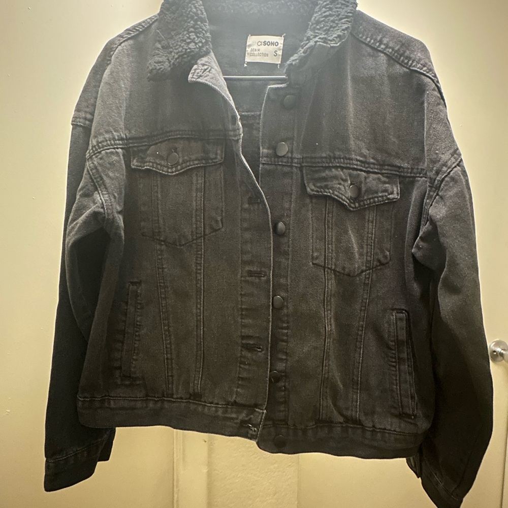 Cisono Black Denim Jacket